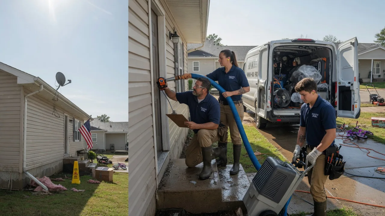 Ceiling Water Damage Restoration in Marietta, TX near me